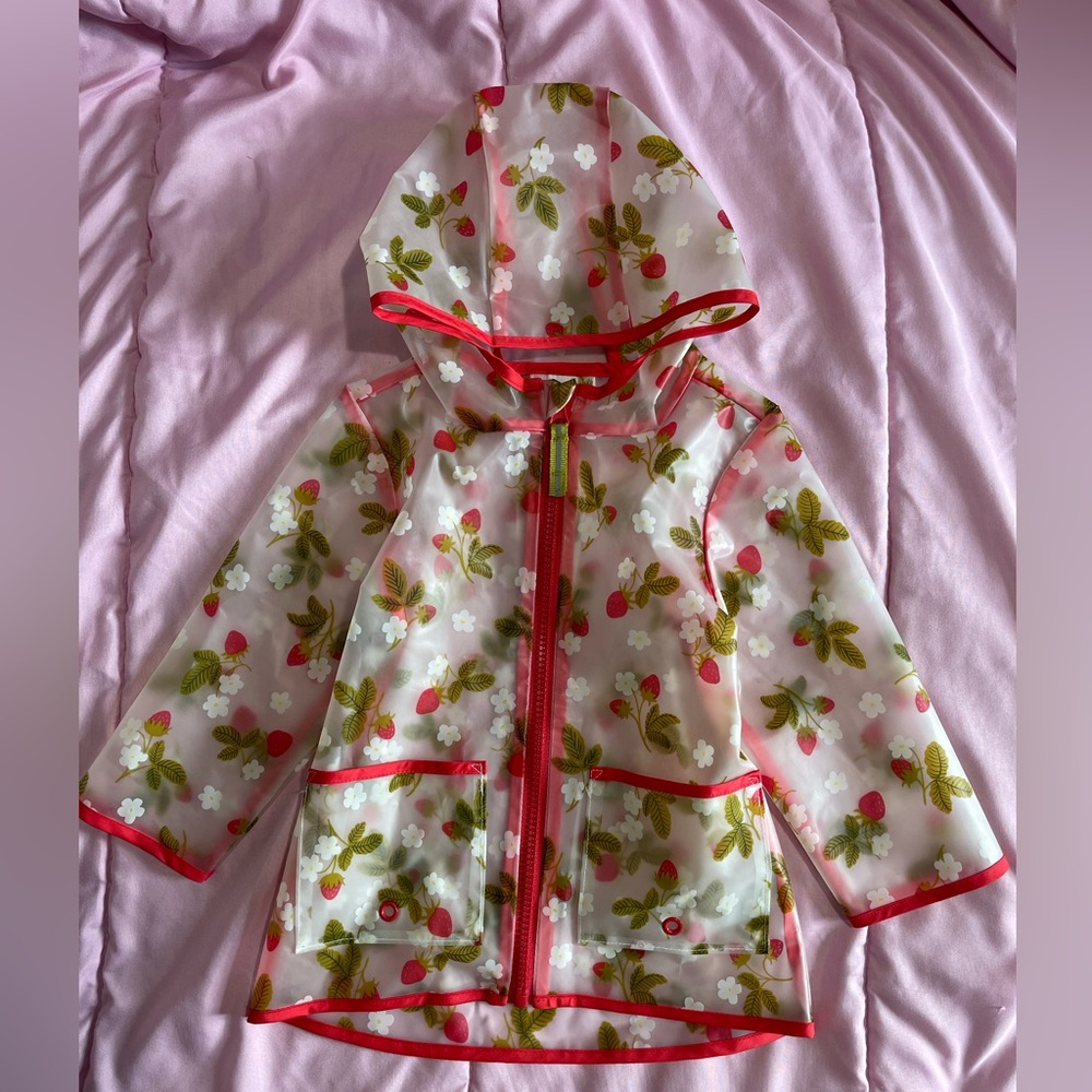 Cat & Jack Kids' Strawberry Print Raincoat
